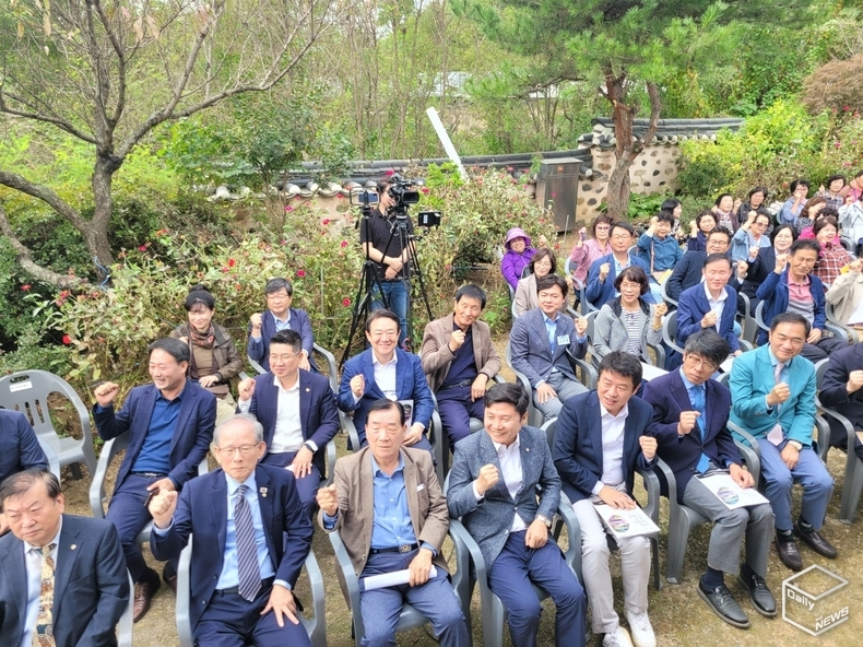 주요 내외빈들을 비롯한 참석자들은 한글사랑! 민세사랑!을 다짐했다. 