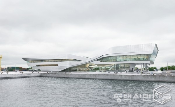 12월 20일 개장을 앞둔 평택항 신국제여객터미널 조감도(사진제공=평택시민신문)
