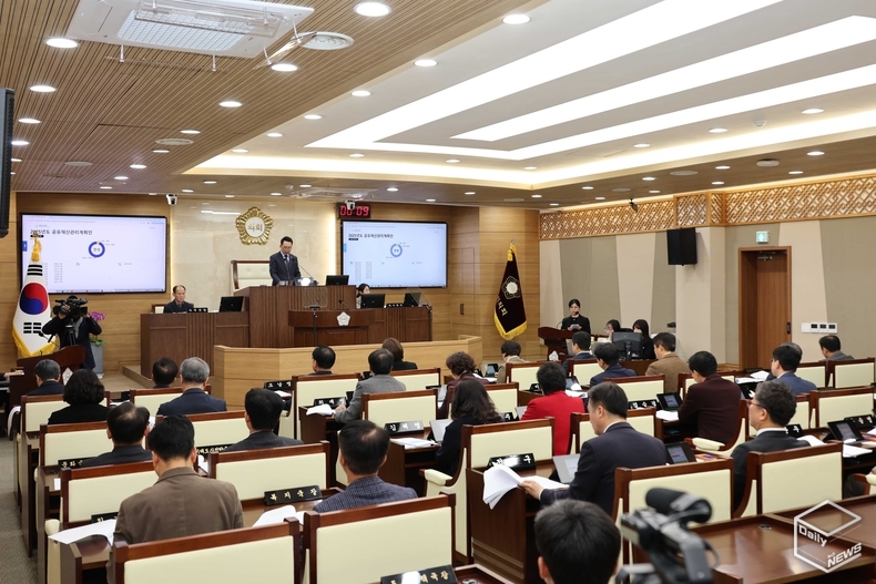 평택시의회 제253회 제2차 정례회 제2차 본회의 전경(사진제공=평택시의회)
