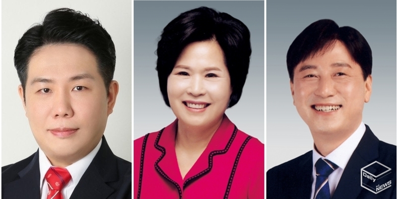 왼쪽부터 김영기, 서성란, 김현석 도의원(사진=경기도일간기자단)