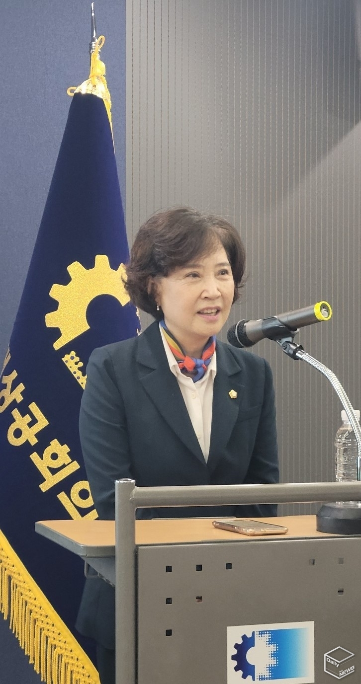 평택시의원 최선자 평택시 SDGs‧ESG포럼 상임대표(사진=강경숙 기자)