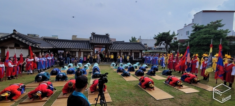 망궐례(사진=강경숙 기자)