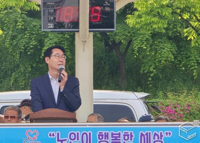 정명근 화성시장, 대한노인회 화성시지회 주최 게이트볼 대회 참석해 선수들 격려