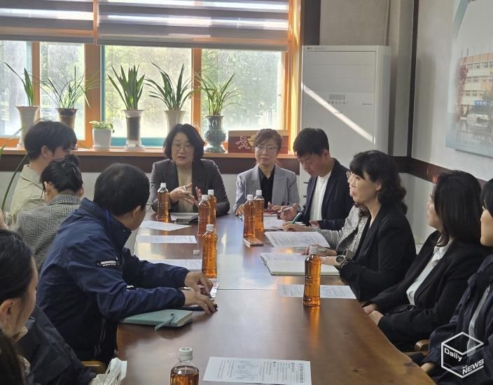 경기도의회 신미숙 의원, 통학버스 지원 중단 우려 현장 찾아…통학 불편 해소방안 논의