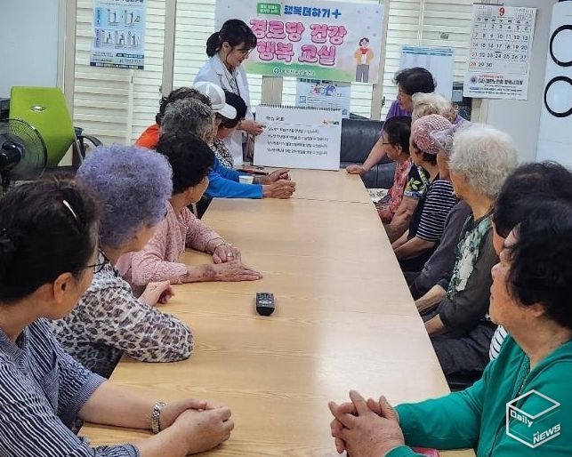 송탄보건소, 찾아가는 만성질환 관리 교육 실시