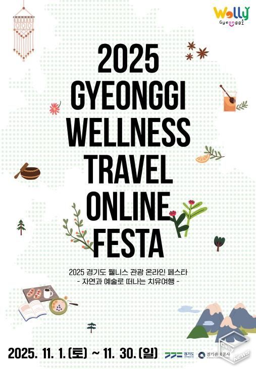 2025 경기도 웰니스 관광 온라인 페스타_포스터