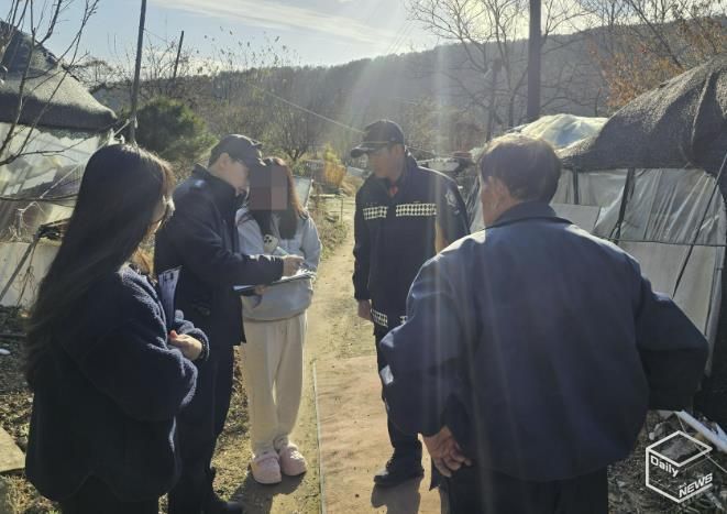 수원시 장안구 연무동, 겨울철 대설 대비 주거용 비닐하우스 점검