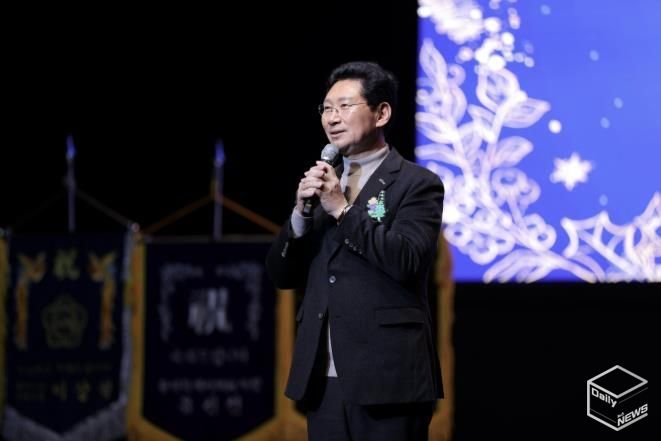 이상일 용인특례시장은 18일 '2025년 용인시 보육인 대회'에 참석했다