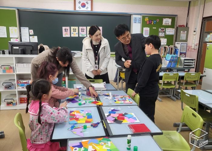 도교육청 홍정표 제2부교육감 학교 현장 방문